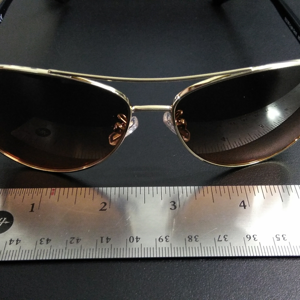 Coach Aviator Style Sunglasses - Picture 3 of 11